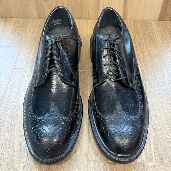 Vintage Stuart McGuire Spring Step Brogue Oxford Wingtip Dress Shoes 11.5D NEW